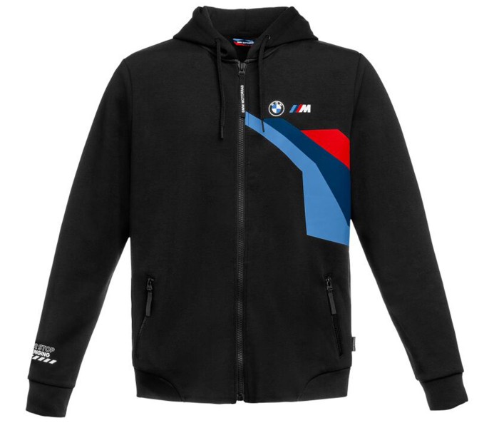 BMW Motorrad Zip Hoodie Motorsport Ανδρικό Μαύρο ΕΝΔΥΣΗ